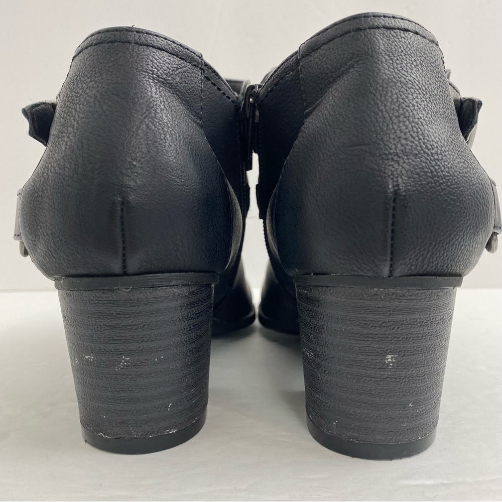 Indigo Rd. Sigrid size 8 Women’s Black Buckle Ankle Boots Booties - Picture 4 of 9